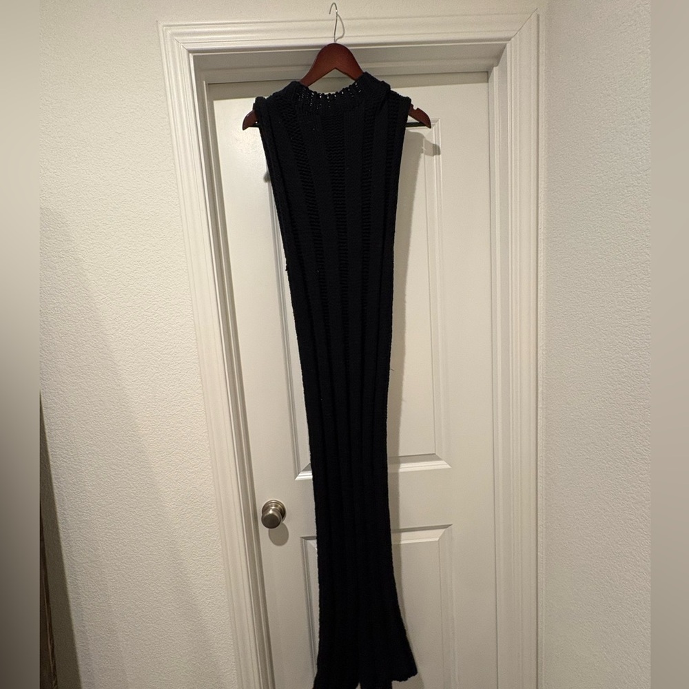 Free People sweater dress brand new black